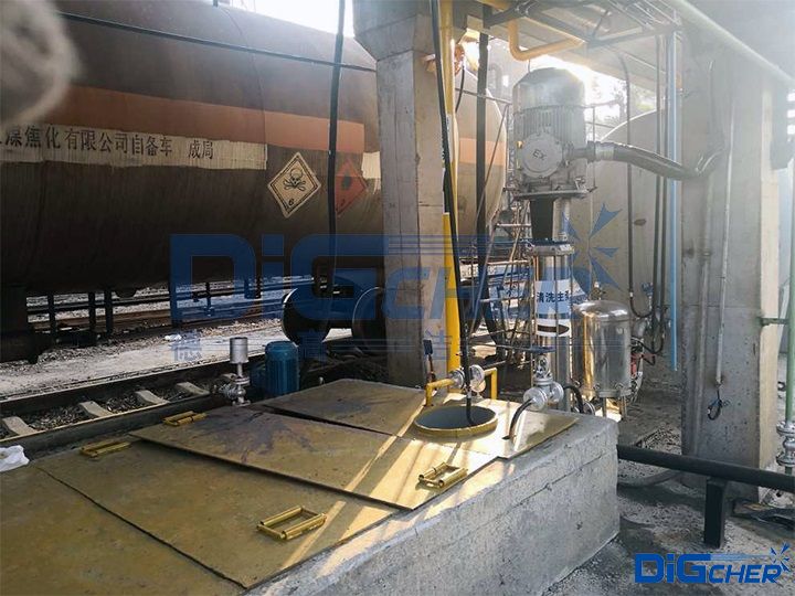 鐵路油罐車自動化清洗系統泵站