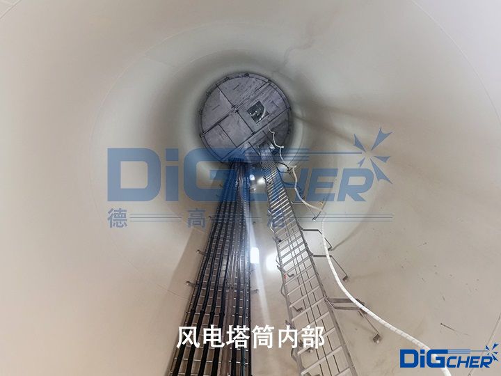 風電塔筒內部
