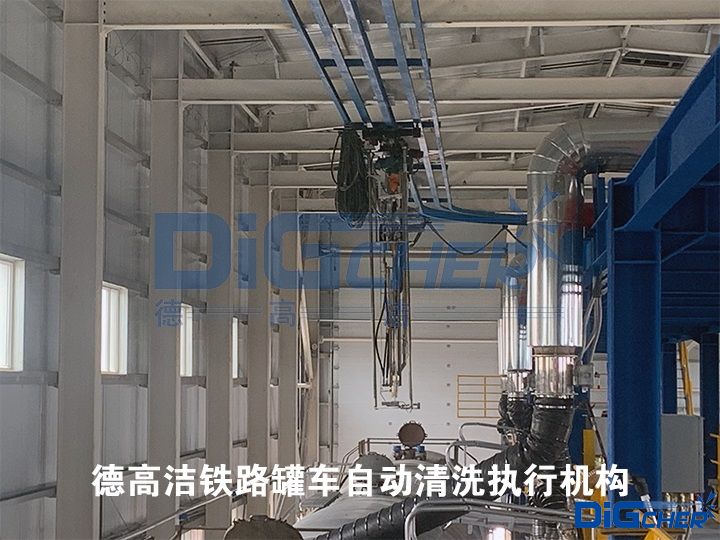 德高潔鐵路罐車自動清洗執行機構