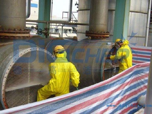 高壓水射流清洗作業現場